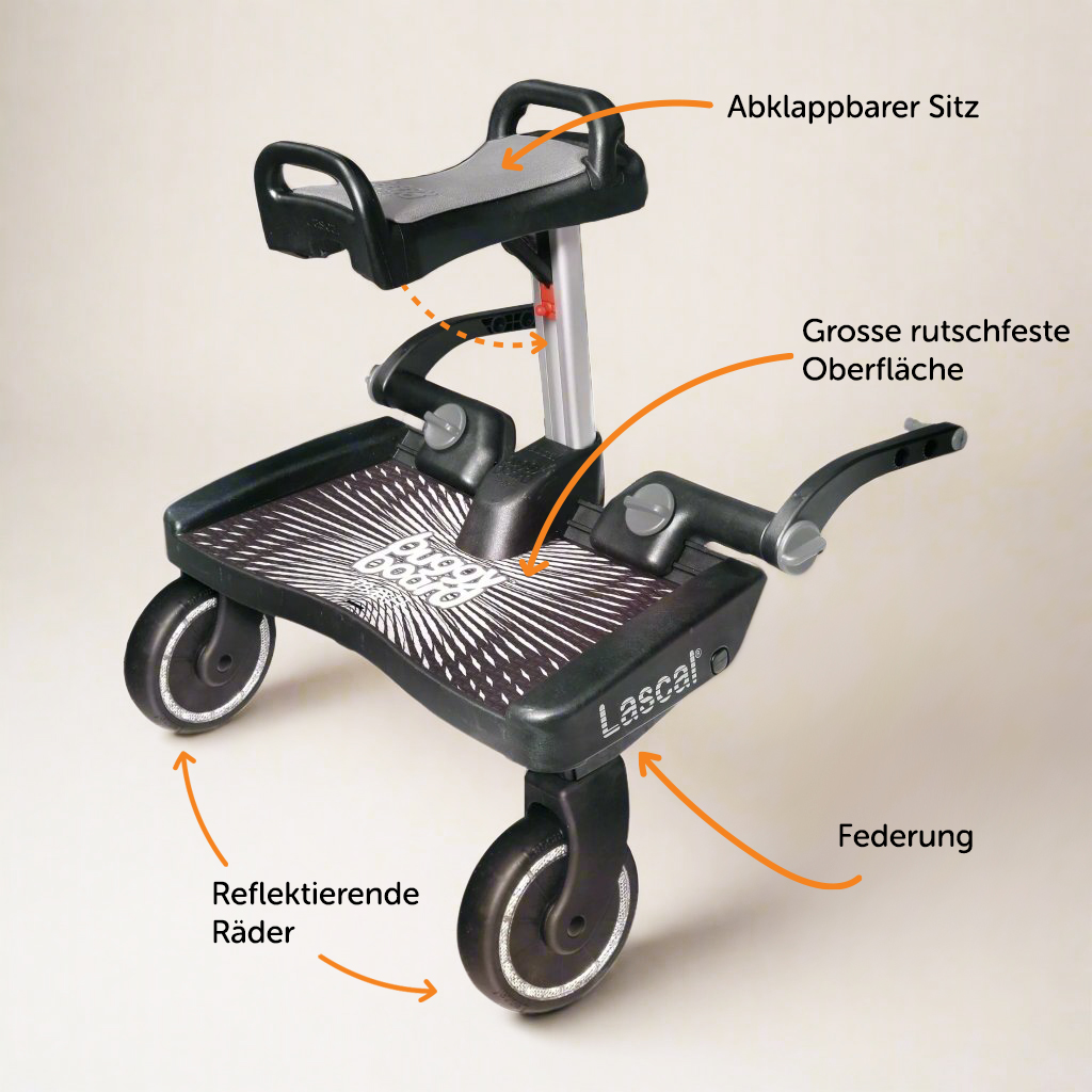 Maxi+ schwarz mit Sattel schwarz